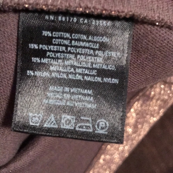 NWOT Anthropologie Metallic Circle sweater skirt M - Picture 6 of 7